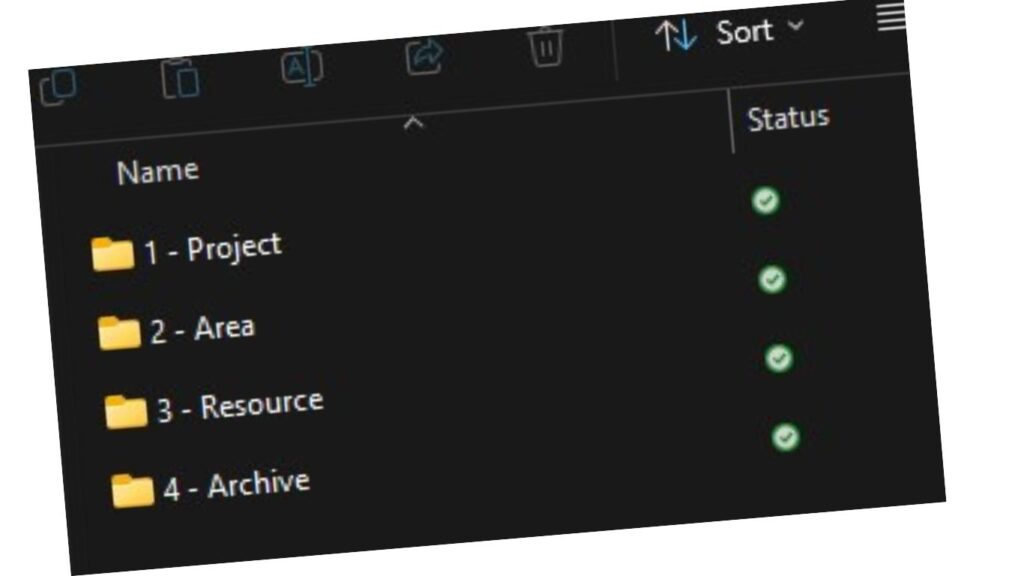PARA-folders PARA folders